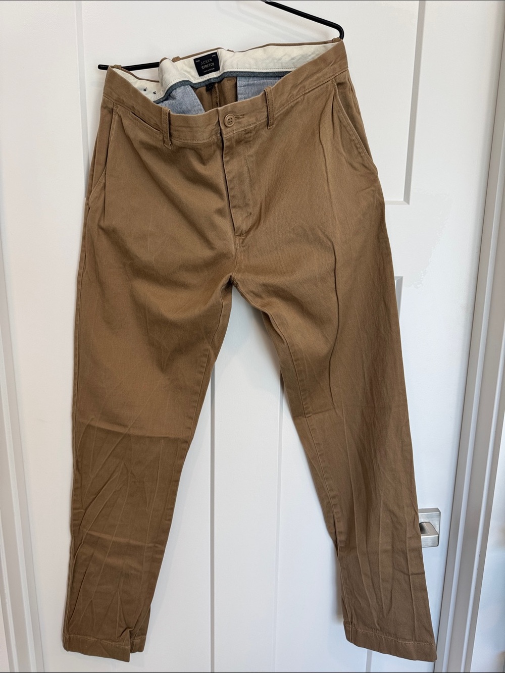 NWOT J. Crew Stretch 484 Men's Chino Pants in Brown. 34/32